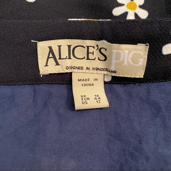 Alice’s Pig Maddie's Marguerite 2 Piece Skirt Set Floral Size 12 - Picture 5 of 15
